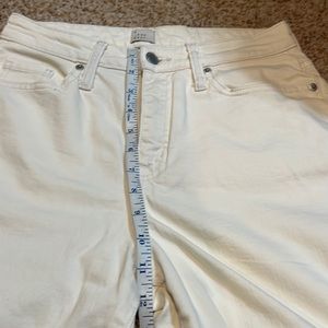 Awesome cream pants, jean material